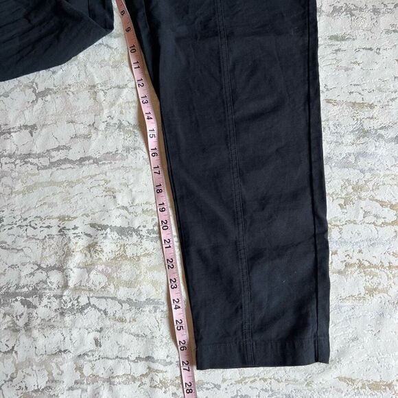 A New Day Black Rayon Trousers Ankle Length elastic waist - Picture 3 of 8